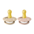 Load image into Gallery viewer, BIBS Natural Rubber Pacifier 2 Pack Size 1