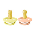 Load image into Gallery viewer, BIBS Natural Rubber Pacifier 2 Pack Size 1