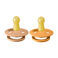 Load image into Gallery viewer, BIBS Natural Rubber Pacifier 2 Pack Size 1