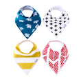 Load image into Gallery viewer, Copper Pearl Bandana Bibs 4 Pack / صدريات باندانا لؤلؤية نحاسية مكونة من 4 قطع