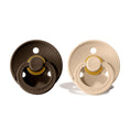 Load image into Gallery viewer, BIBS Natural Rubber Pacifier 2 Pack Size 1