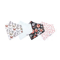 Load image into Gallery viewer, Copper Pearl Bandana Bibs 4 Pack / صدريات باندانا لؤلؤية نحاسية مكونة من 4 قطع