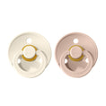 Load image into Gallery viewer, BIBS Natural Rubber Pacifier 2 Pack Size 1