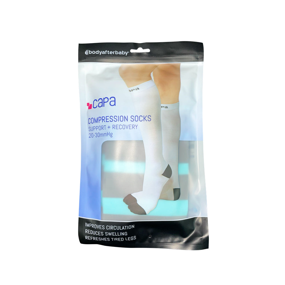 Body After Baby High Compression Socks Teal/Grey – Sniggles