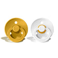 Load image into Gallery viewer, BIBS Natural Rubber Pacifier 2 Pack Size 1
