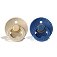 Load image into Gallery viewer, BIBS Natural Rubber Pacifier 2 Pack Size 1