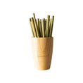 Load image into Gallery viewer, Eco Rascals Pack of 5 bamboo straws - عبوة إيكو راسكالز مكونة من 5 شفاطات من الخيزران