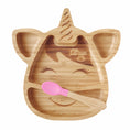 Load image into Gallery viewer, Citron Baby Bamboo Suction Plate with Spoon / نتائج البحث عن