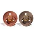 Load image into Gallery viewer, BIBS Natural Rubber Pacifier 2 Pack Size 1