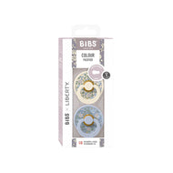 Bibs X Liberty  Colour 2pack Eloise Latex Size 1صدريات ليبرتي كولور 2 عبوة Eloise لاتكس مقاس 1