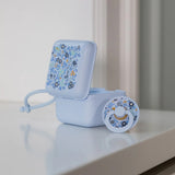 Bibs x Liberty  Pacifier Box Chamomile Lawn  Baby blue