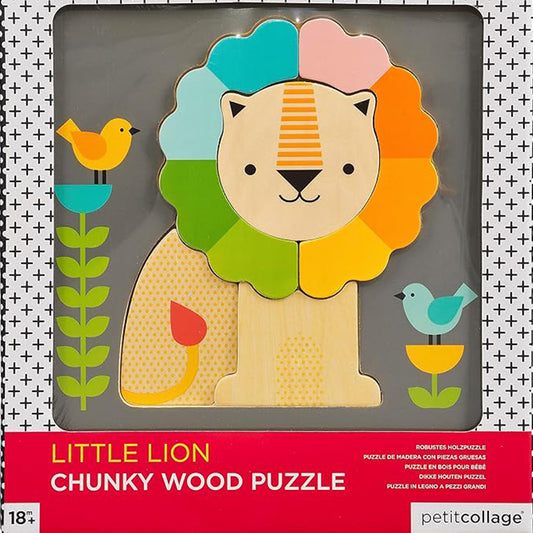 Petit Lion Chunky Wooden Tray Puzzle / لغز صينية خشبية مكتنزة من بيتي ليون