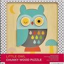 Petit Owl Chunky Wooden Tray Puzzle