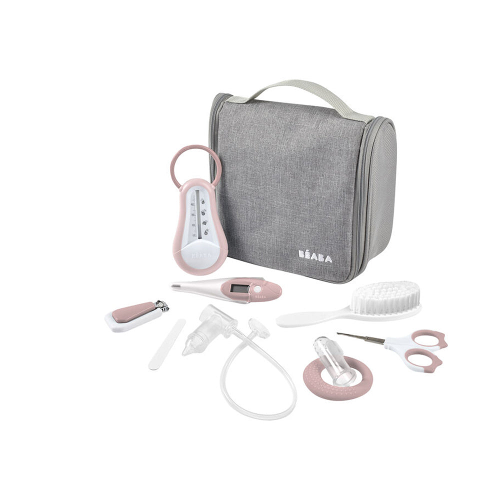 Beaba Hanging Toiletry Pouch with 9  Accessories