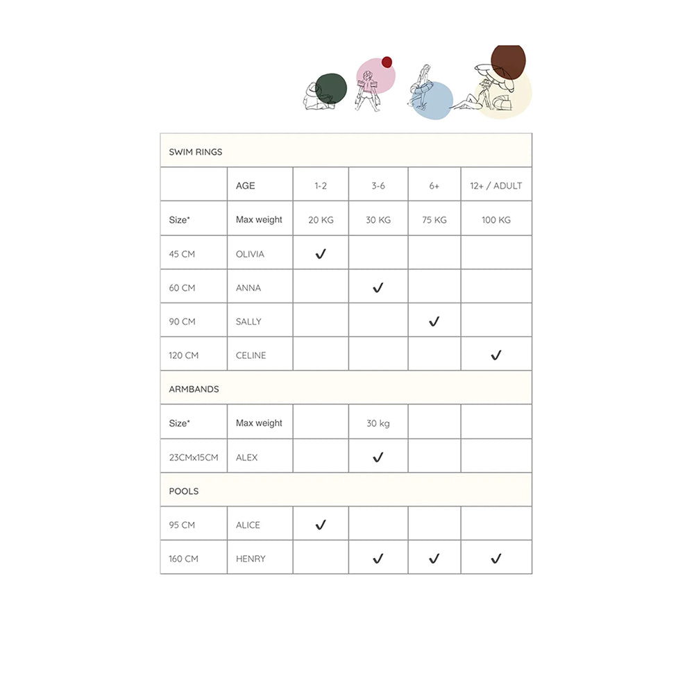 Petites Pommes   Olivia swim ring / خاتم السباحة من بيتيتس بومس أوليفيا