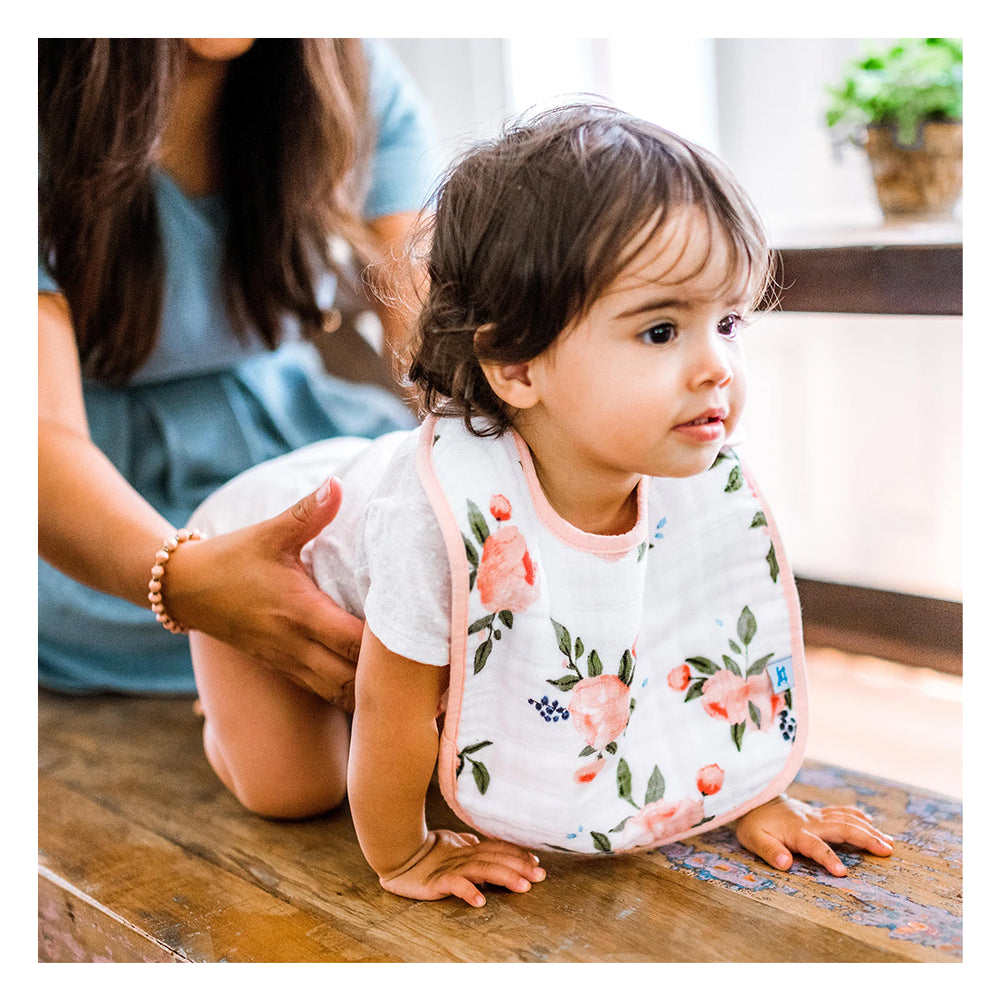 Little Unicorn Cotton Muslin Classic Bib 3 Pac — view 8