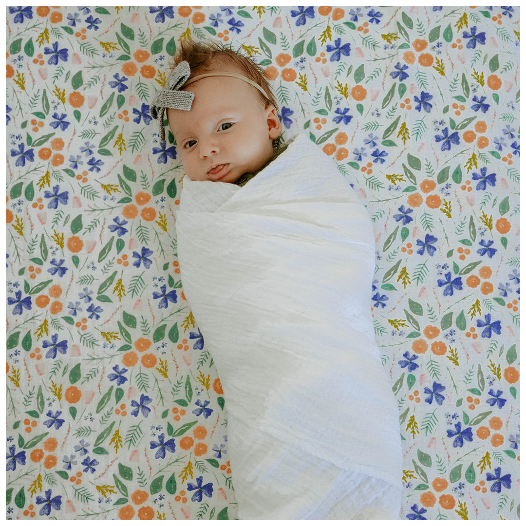 Little Unicorn Muslin Swaddle 3 Pack|طقم لفّ قماط للأطفال من ليتل يونيكورن، ٣ قطع من قماش الموسلين