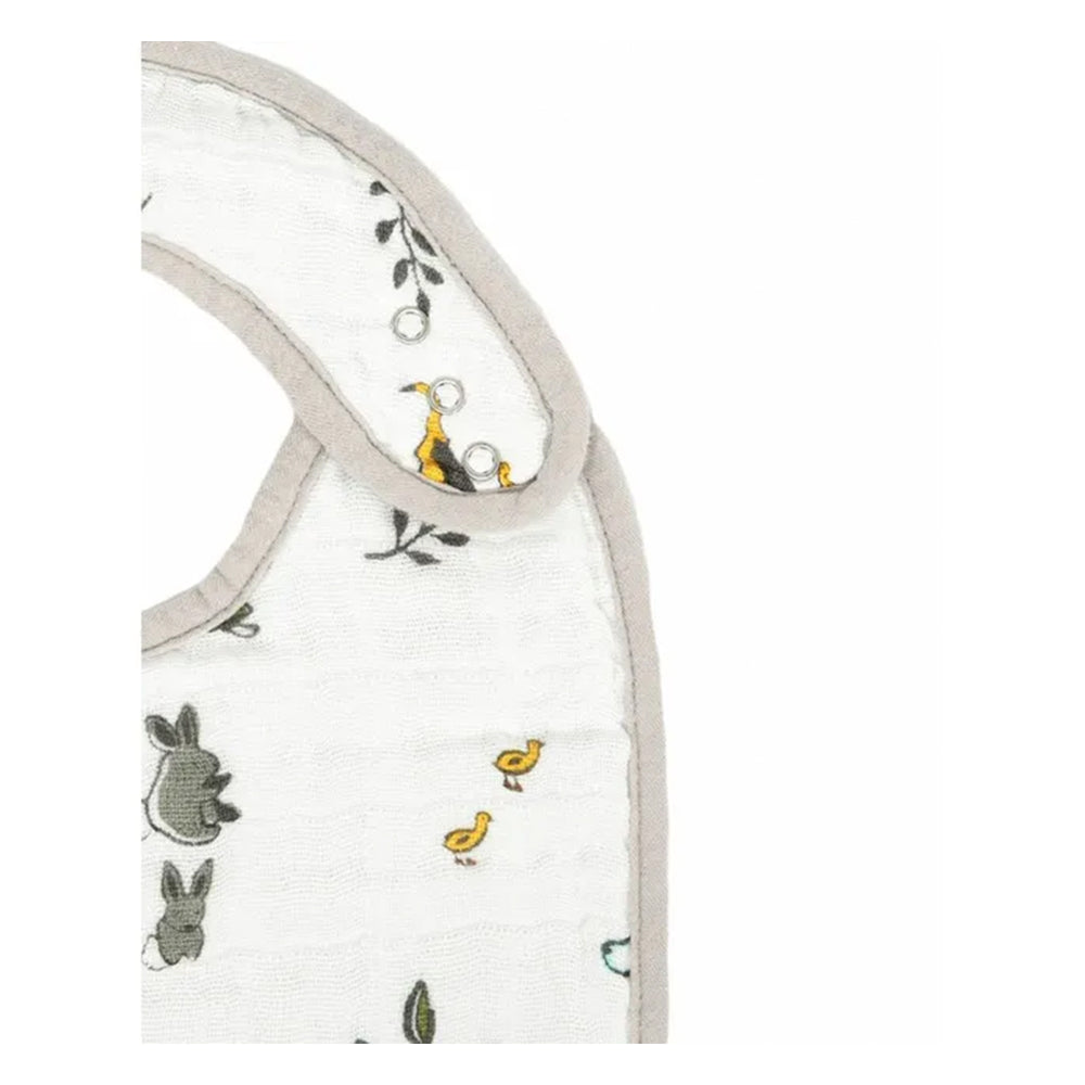Little Unicorn Cotton Muslin Classic Bib 3 Pac — view 2