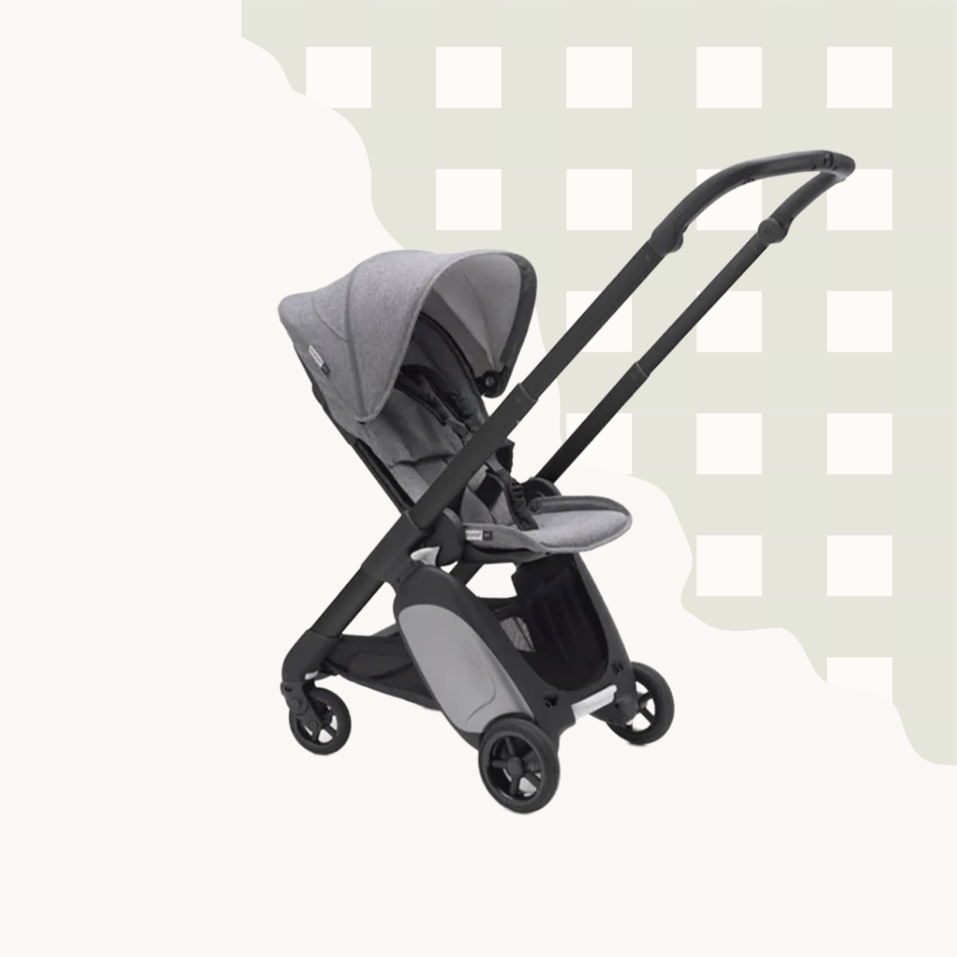 Bugaboo Ant Base Black + Grey Melange Complete Stroller
