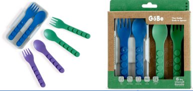 Gobe Fork and Spoon 3 color + Case