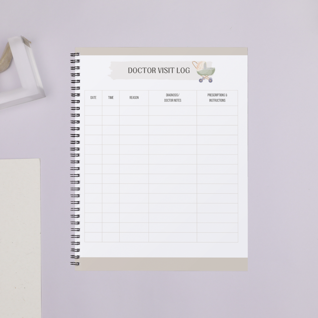 Sniggles Baby Log Book