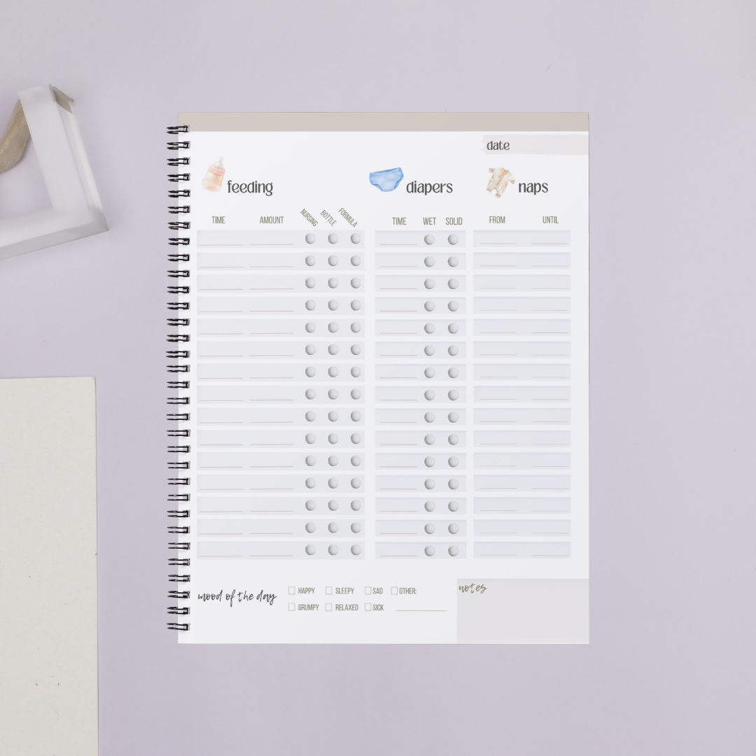 Sniggles Baby Log Book