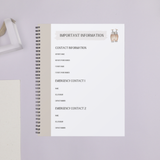 Sniggles Baby Log Book