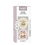 Bibs Pacifier Studio Colour 2 Pack Bumble Bee latex size 1 Ivory Mix