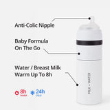 Milk and Water  Insulated Bottle Artic White 9oz