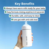 Milk and Water  Insulated Bottle Artic White 9oz