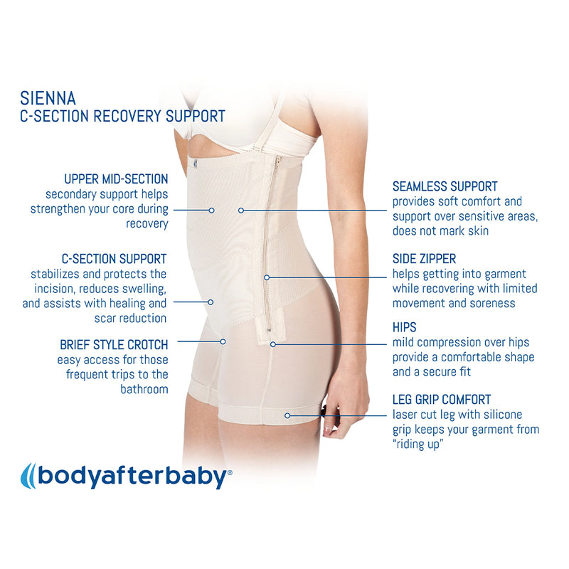 (BAB) Sienna : C -Section Recovery Garment ( Natural )/ (BAB) سيينا : ملابس التعافي للقسم القيصري (طبيعي)