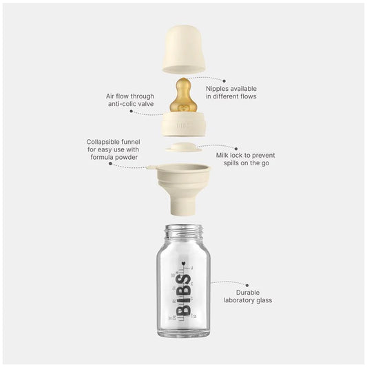 Bibs Baby Bottle  المرايل زجاجة الطفل