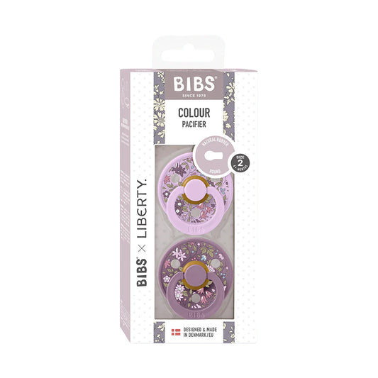 Bibs X Liberty  colour  2pack Chamomile Lawn latex size 2 صدريات ليبرتي كولور 2 عبوة من لاتكس البابونج مقاس 2