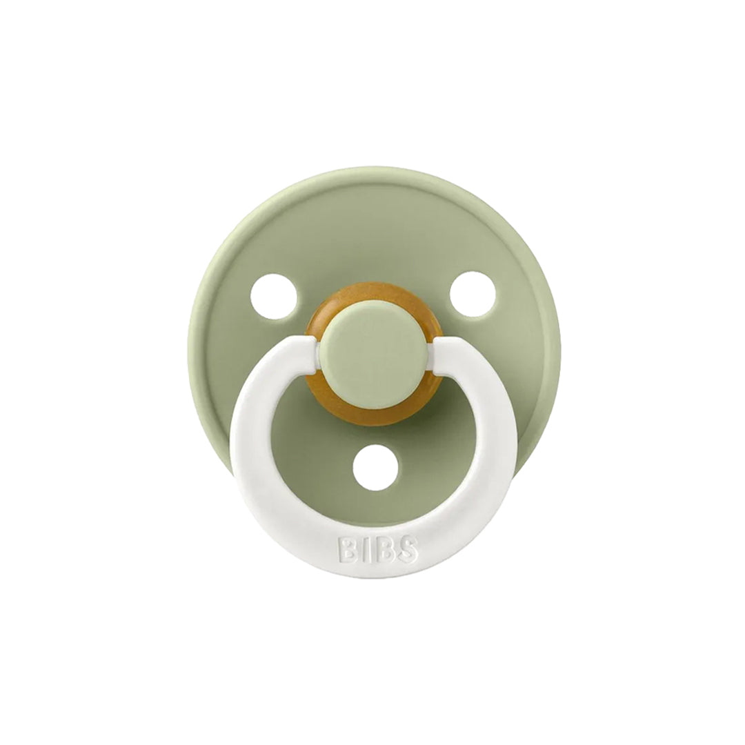 Bibs Pacifier Colour 1  Pack Latex Glow Size 2 Sage