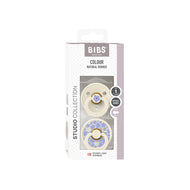 Bibs studio 2pack latex Daisy  size 1 صدريات ستوديو 2 عبوة من اللاتكس ديزي مقاس 1