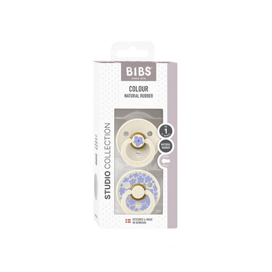 Bibs studio 2pack latex Daisy  size 1 صدريات ستوديو 2 عبوة من اللاتكس ديزي مقاس 1