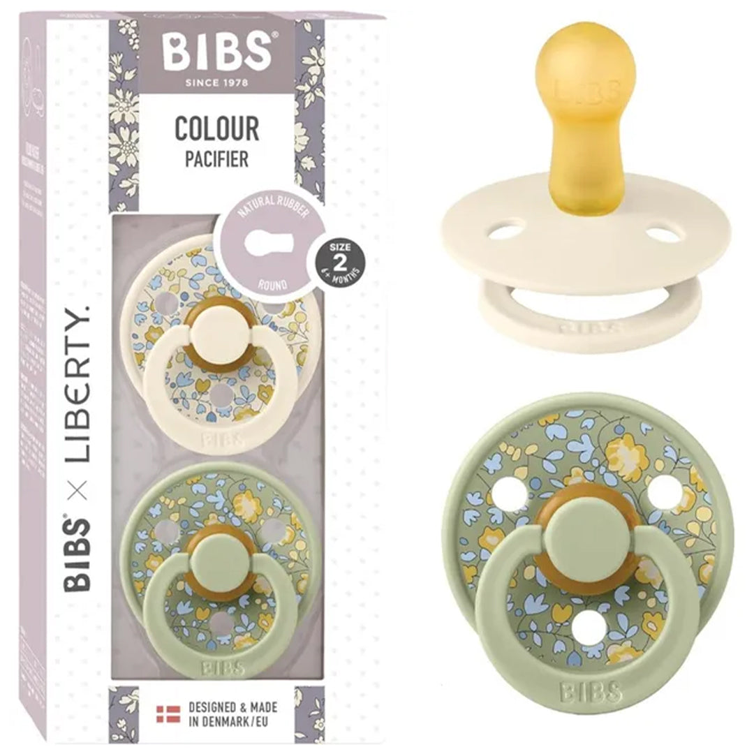 Bibs X Liberty 2 Pack Colour Eloise Latex Size 2