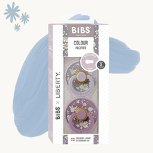 Bibs X Liberty Colour 2pack  Capel Latex Fossil Grey mix Size 2