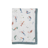 LU Cotton Baby Blancket Mermaids