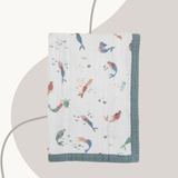 Little Unicorn Cotton Baby Blanket Mermaids
