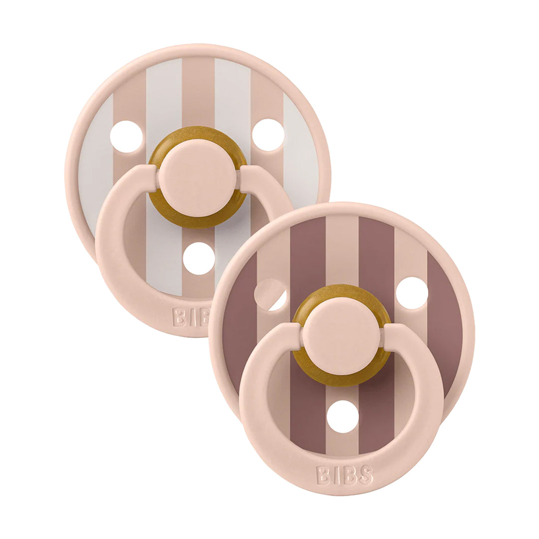 Bibs Pacifier Studio Colour 2 pack Block Latex Size 1