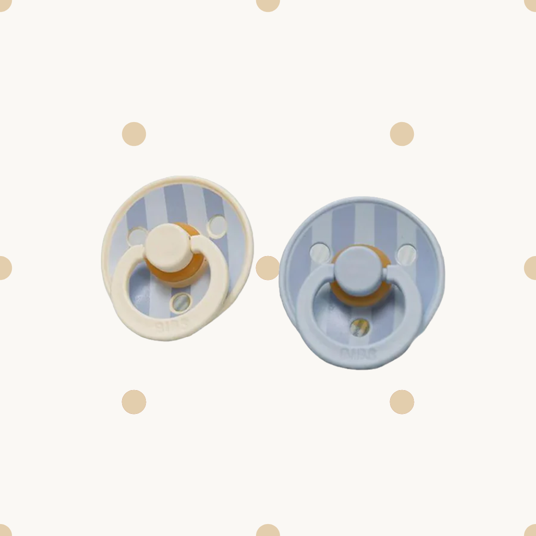 Bibs Pacifier Studio 2 Pack Block Latex Size 2