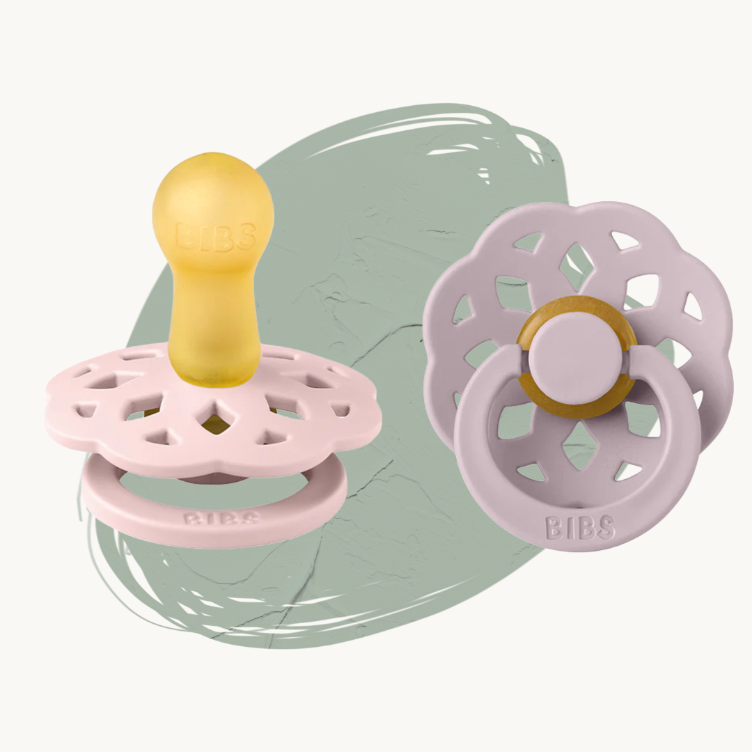 BIBS Boheme Pacifier — Latex, Size 2 (2 Pack)