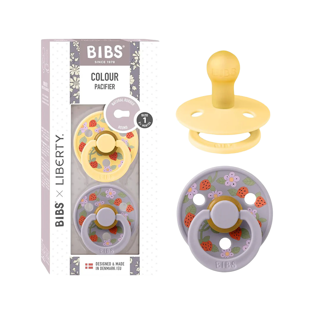 Bibs X Liberty Colour 2 Pack Capel Latex Size 1 Butter Mix