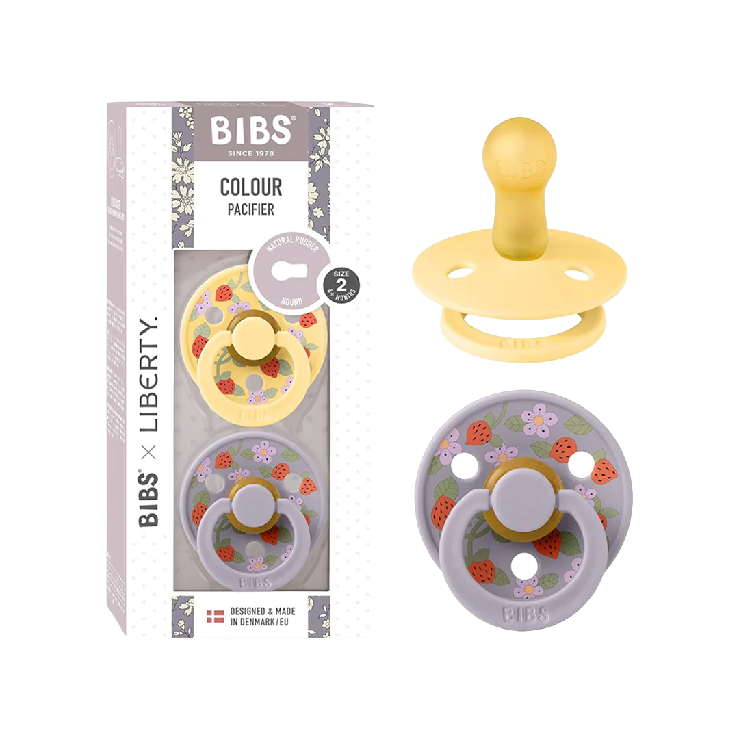 Bibs X Liberty Colour 2 Pack Capel Latex Size 2 Butter Mix