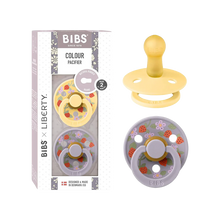 Bibs X Liberty Colour 2 Pack Capel Latex Size 2 Butter Mix