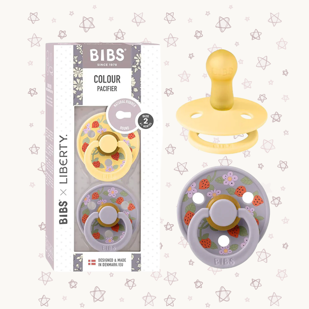 Bibs X Liberty Colour 2 Pack Capel Latex Size 2 Butter Mix