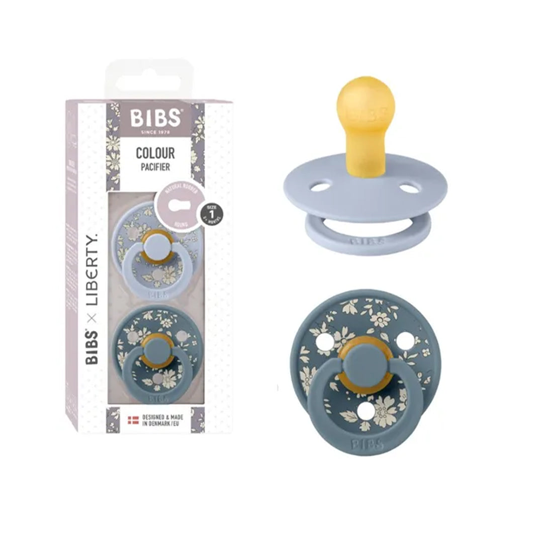 Bibs X Liberty 2pack Colour Chamomile Lawn Latex Size 1
