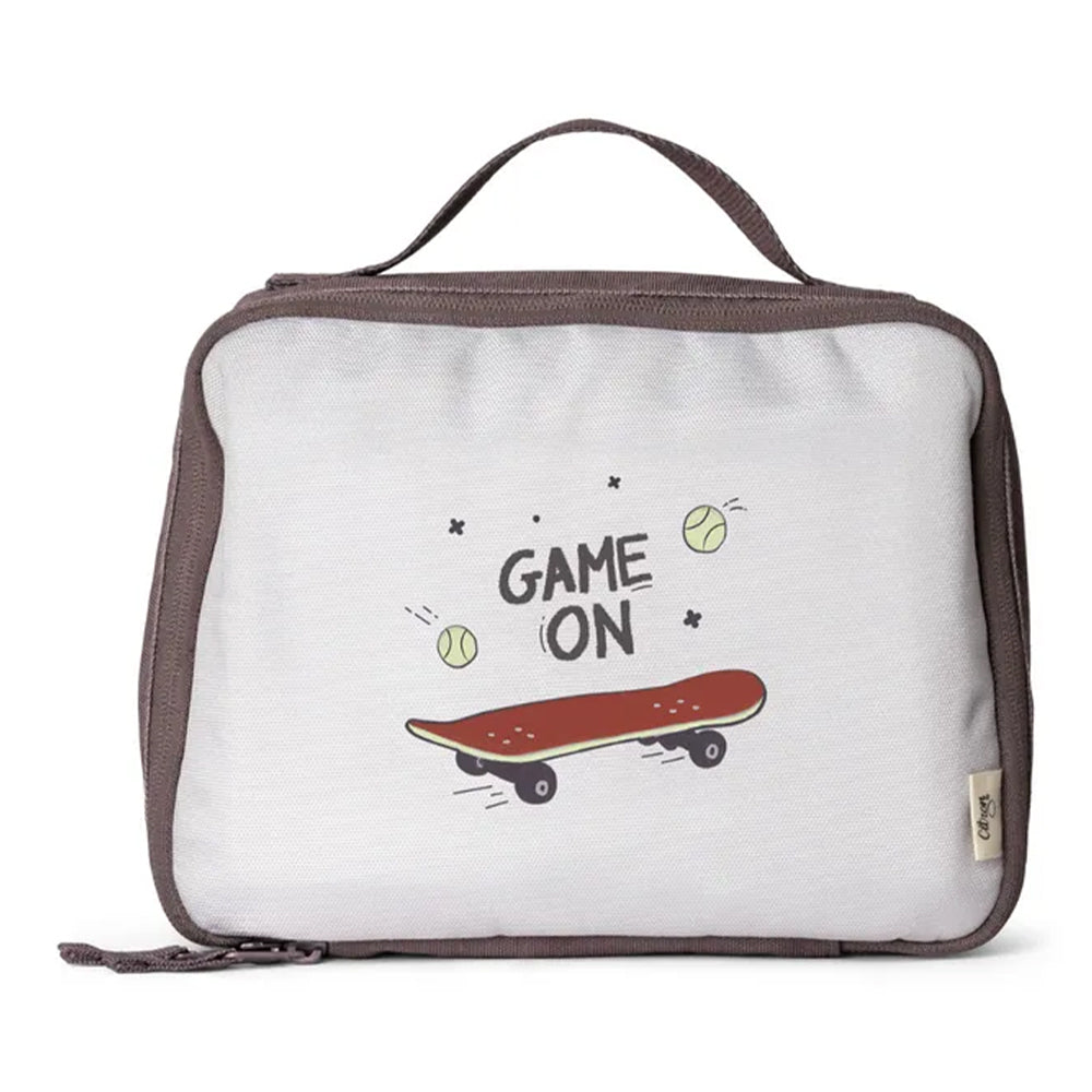 Citron Insulated Square Lunch Bag  (جديد) حقيبة غداء مربعة معزولة باللون الليموني