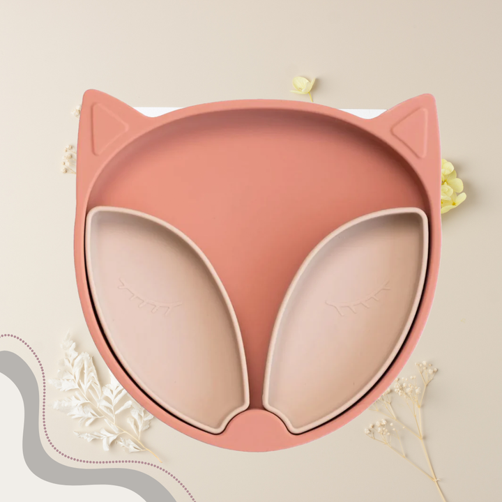 Tidy Tot Silicone Suction Plate with Pots